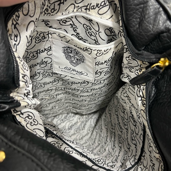 Y2k Ed Hardy by Christian Audigier ‘Love Kills Slowly’ Bag - Picture 4 of 4